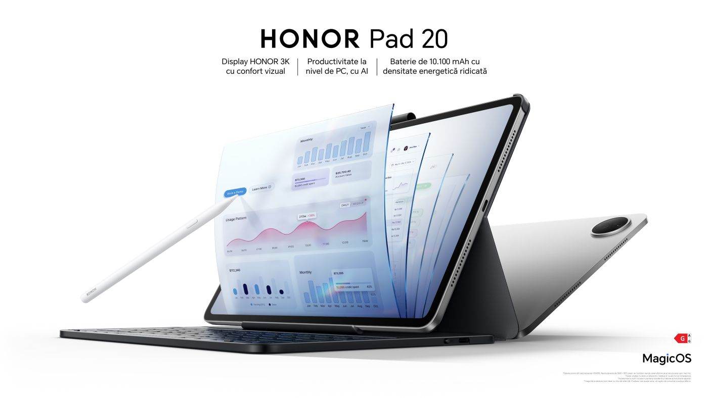 HONOR înregistrează cea mai rapidă creştere dintre brandurile Android pe piaţa tabletelor din EMEA
